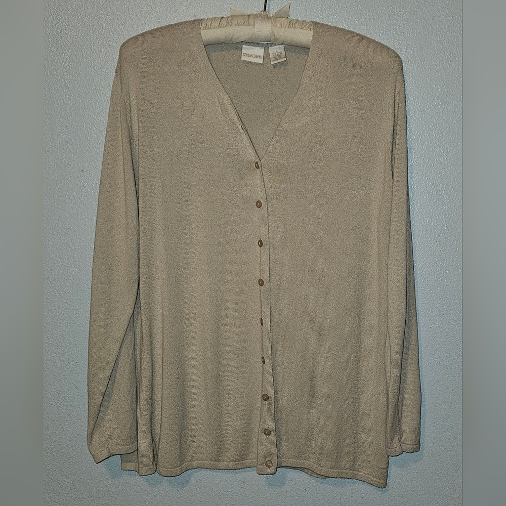 Beige Cardigan by Cherokee